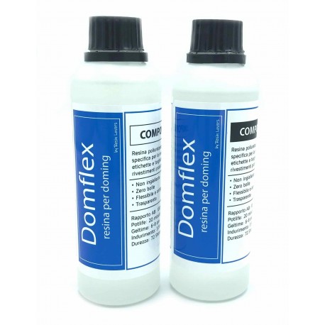 Domflex: flexible transparent polyurethane resin for Doming