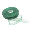 Green Bordered Organza Ribbon 1.5 cm