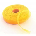 Yellow Bordered Organza Ribbon 1.5 cm