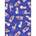 Snowmen & Reindeer gift card 70x100cm